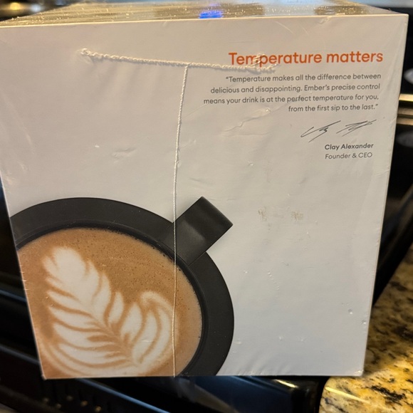 Ember NEW IN BOX 14 OZ Charcoal Temperature Control Mug 2 - Picture 6 of 7